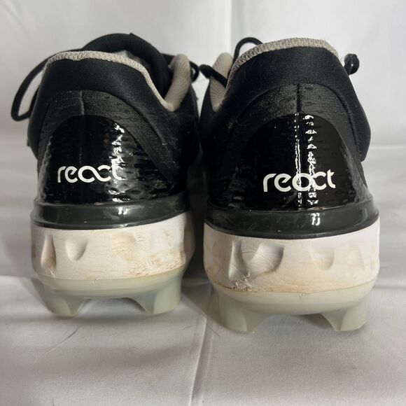 Nike Alpha Huarache Elite 4 MCs Baseball Cleats FD6221-010 Size 13 Black - Picture 9 of 10